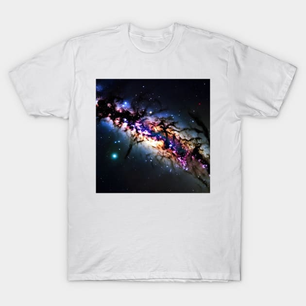 Milky Way Galaxy Photograph T-Shirt by craftydesigns